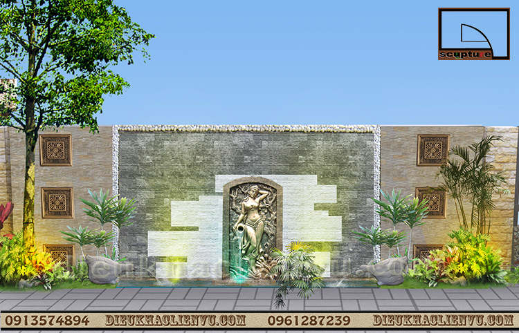 Đài Nước Cô Gái – Điểm Nhấn Cho Sân Vườn 1